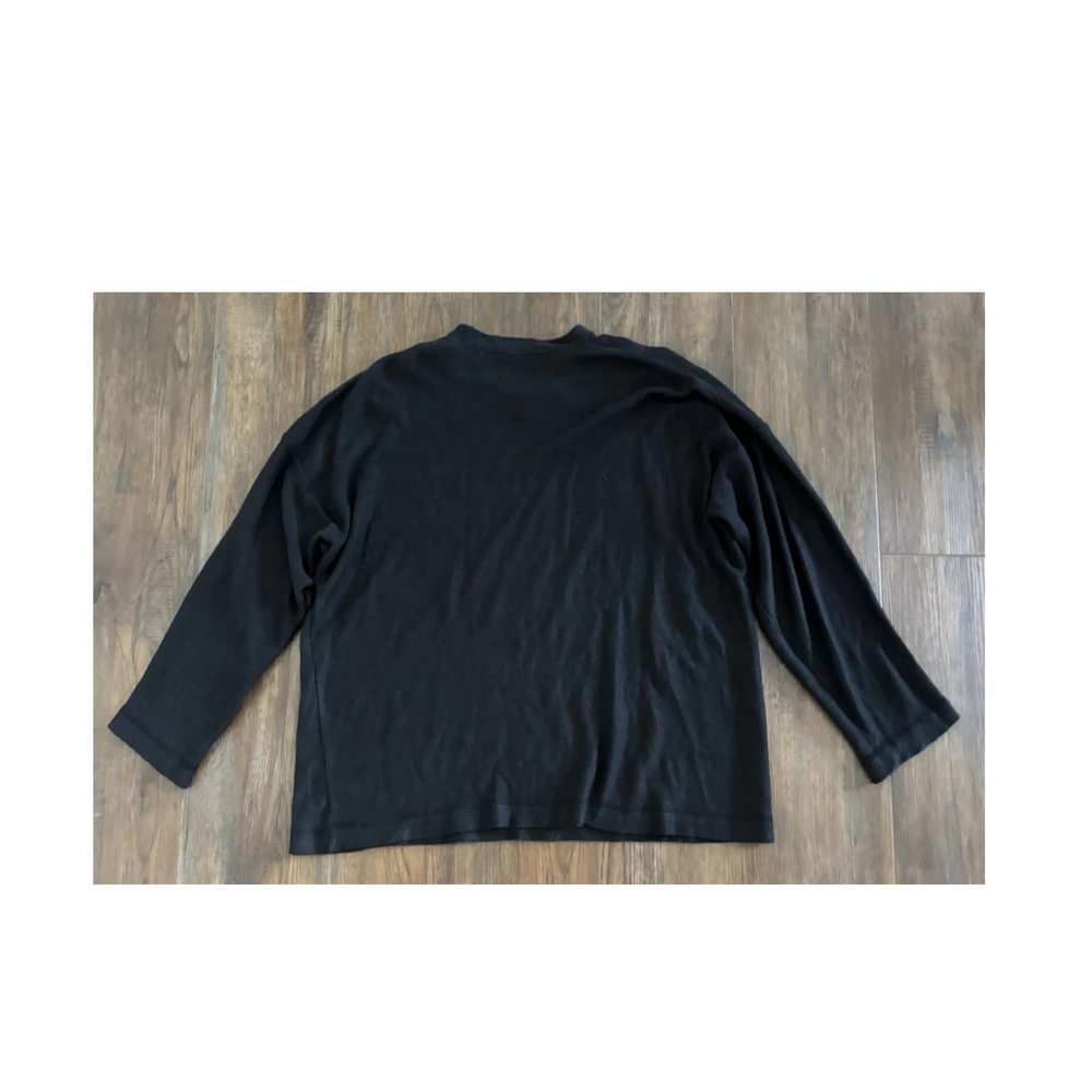 Shirin Guild Black Linen OSFA Top - Picture 8 of 8